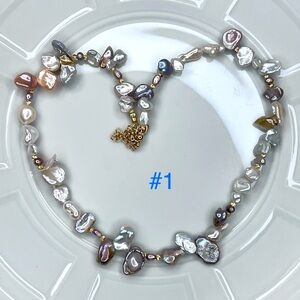 Special Deals🔥 Handmade Freshwater Keshi Pearl Necklace 17”-18.5” Pick One